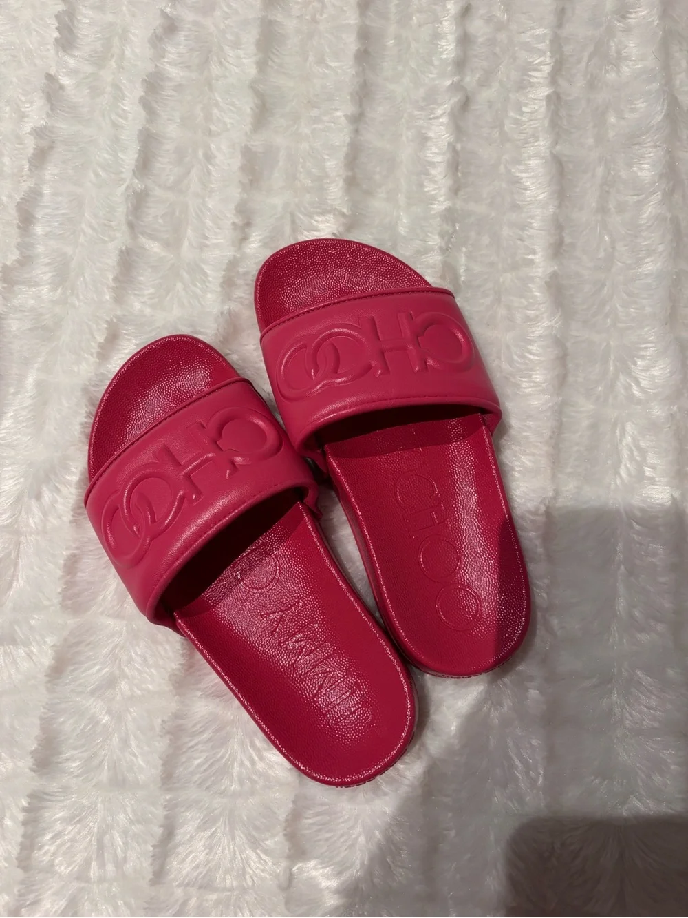 JIMMY CHOO SLIDES SIZE 34